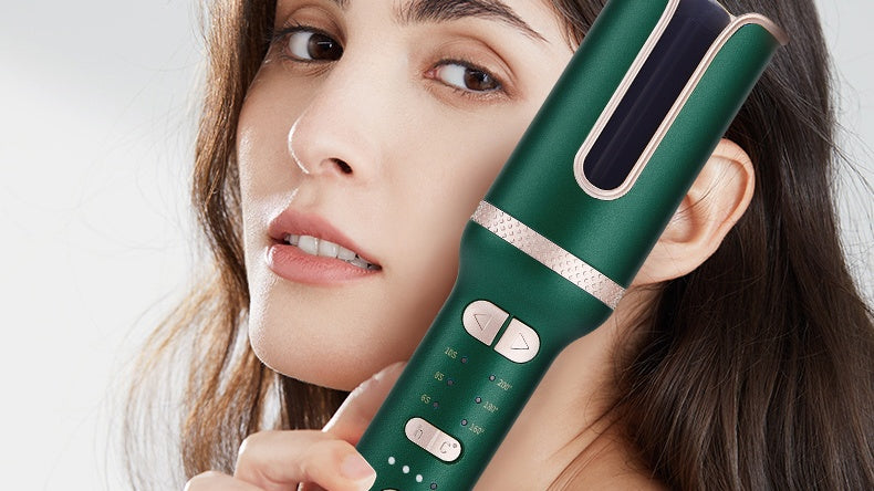 Automatic wireless curling iron