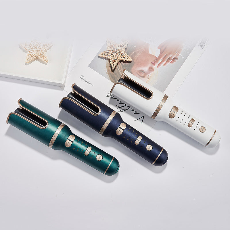 Automatic wireless curling iron